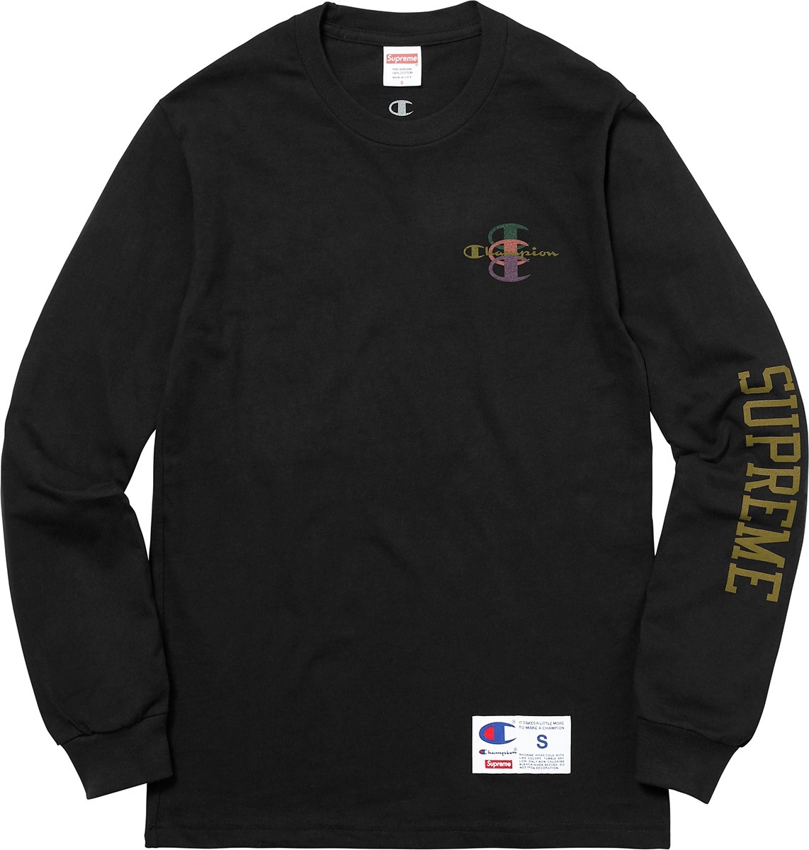 Supreme®/Champion® Stacked C L/S Tee view 11